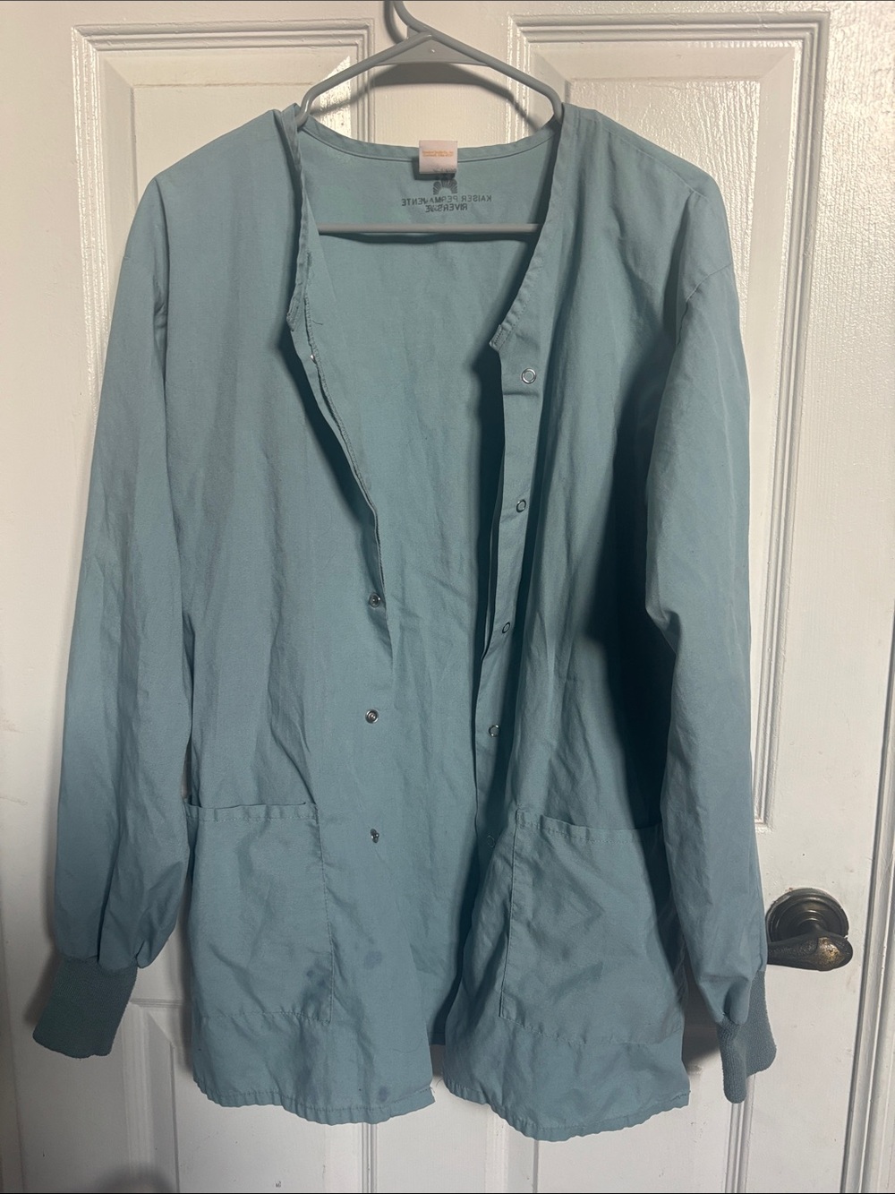 Women's Lightweight Utility Jacket in Dusty Blue